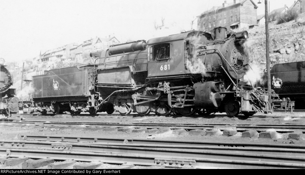 CNJ2-8-0C # 681 - Central RR of New Jersey